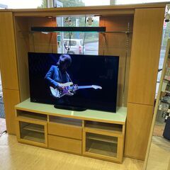 【愛品館市原店】照明付枠型TVボード