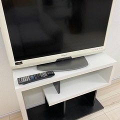 SHARP テレビ　LC-32R5 テレビ台セット　リモコン付き