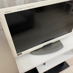 SHARP テレビ　LC-32R5 テレビ台セット　リモコン付き