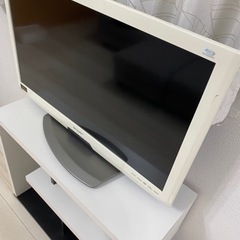 SHARP テレビ　LC-32R5 テレビ台セット　リモコン付き