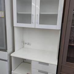 ★NITORI/DAHLIA/2面レンジボード/スリムタイプ/ホワイト/シンプル★