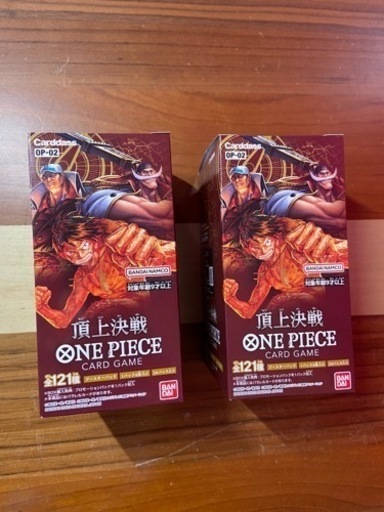 【2BOX】 ONE PIECEカードゲーム 頂上決戦