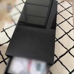 ガラス　センターテーブル　黒