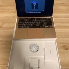 美品バッテリー100%  MacBook Air M1 ゴールド...