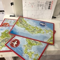 日本地図　パズル　4枚セット　地図パズル