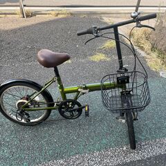 【リサイクルショップどりーむ天保山店】●459●　自転車　折り畳...