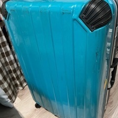 ※取引中※【使用感あり】スーツケース 85L ブルー