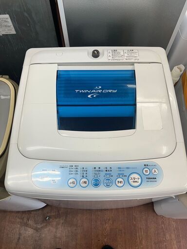 【リサイクルショップどりーむ天保山店】●5301●　洗濯機　東芝　TOSHIBA　2009年製　5㎏　AW-50GG