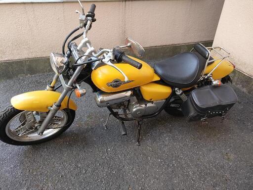【売却済】希少！イエローのマグナ50！ボアアップ75cc不動車 ホンダ マグナ50 実動 引き取り 配送手配限定 売却済】希少！イエロー