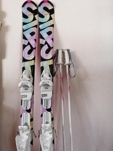 女の子　スキー3点セット　130cm