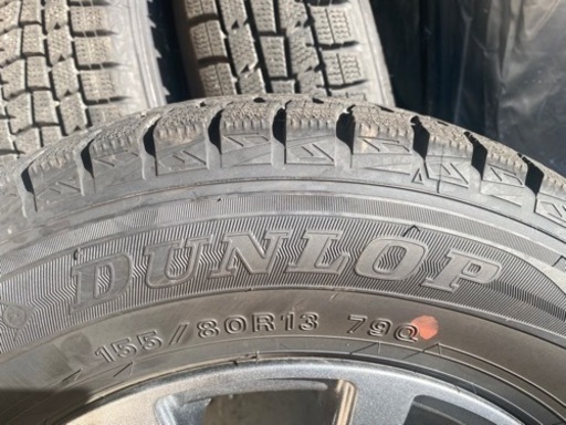 トヨタ パッソ1.0X(2015年式)に使用スタッドレスタイヤホイール付き