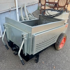 札幌市内配送無料 動作良好 イシカリ スノーメルター 融雪機 NSM1100 タイヤ新品交換済み