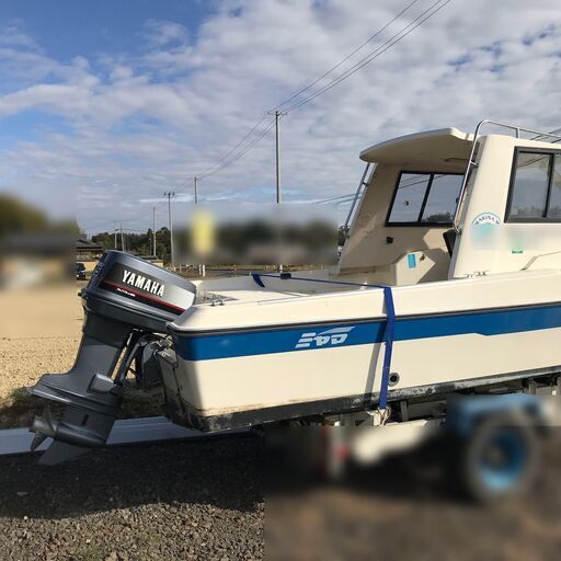 宮城 プレジャーボート ミヤマ造船 MF-208HT ヤマハ 115馬力 エンジン