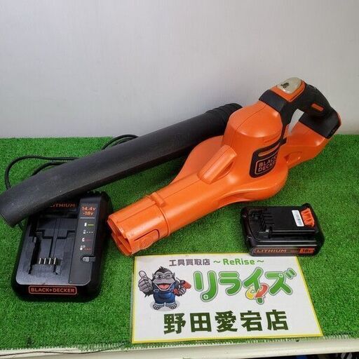 ブラック＆デッカー GWC1820PC コードレスブロワ【野田愛宕店】【店頭取引限定】【中古】管理番号：ITCXNMVN5DHL