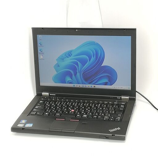 保証付 高速SSD Wi-Fi有 14型 ノートパソコン Lenovo T430 中古美品 第3世代Core i5 4GB 無線 Bluetooth Webカメラ Windows11 Office