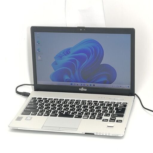 保証付 日本製 高速SSD 13.3型 ノートパソコン 富士通 S935/K 中古良品 第5世代Core i5 4GB 無線 Bluetooth カメラ Windows11 Office