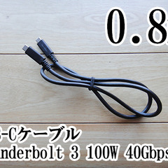 【正規品】USB-C ケーブル Thunderbolt 3対応 ...