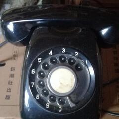 昔懐かしい黒電話レトロ