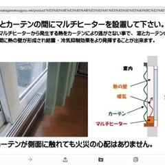 【ネット決済・配送可】120幅　結露防止ヒーター⭐︎マルチヒータ...