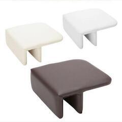 美甲美睫沙发 手动 带两个附着的小桌子 白色 8成新