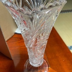 カメイガラス　クリスタル花瓶