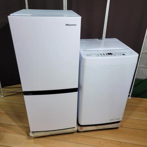 ‍♂️h1124売約済み‼️設置まで無料‼️最新2021年製✨ホワイトインテリア✨Hisense 家電セット