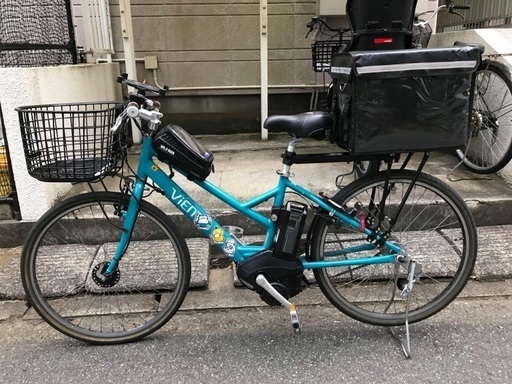 ヤマハVienta電動自転車バッテリー大容量12.3ah