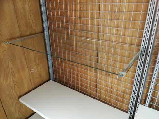 【中古品】展示用のガラス棚