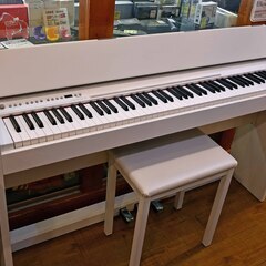 ●近郊配送可(#^.^#)　白い電子ピアノ♪●ローランド　F-1...