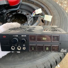 希少！本物現車外し！救急車ライト、アンプ、拡声器！下取り可能！パトライト、赤橙