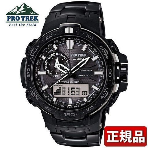 メタルバンドPROTREK PRW-6000YT ブラックチタンリミテッド