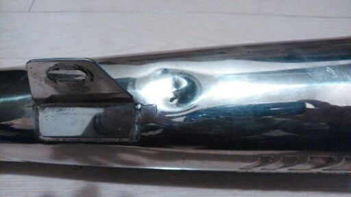 実働車　ホンダ HONDA　FTR223　スーパートラップ ４インチ メガホン　スパトラ スリップオン　サイレンサー　マフラー 凹みあり 実働車 ホンダ HONDA FTR223 スーパートラップ 4インチ メガホン