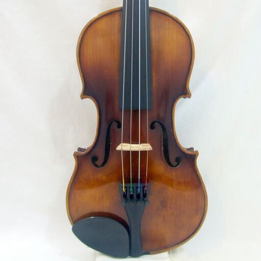 メンテ済み カールヘフナー 分数1/2 KH7 虎杢 未使用弓 Gewaケース Karl Hofner Violin 15万円クラスセット Alphayue弦 全国発送対応 中古バイオリン 名古屋近郊 手渡し試奏可能 愛知県清須市より 管理（カ）T7528