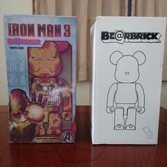 ベアブリック400　アイアンマン3 ＆バットマン