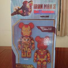 ベアブリック400　アイアンマン3 ＆バットマン