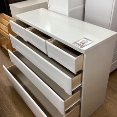 KK-27【新入荷 リサイクル品】ニトリ ホウカ ローチェスト 白