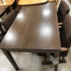 取りに来れる方限定！YUASA×TOPVALUのコタツダイニング4点セットです！