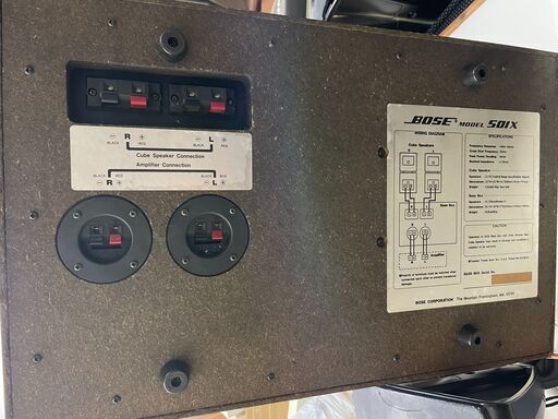 BOSE MODEL 501X ウーファー スピーカー 配線付 説明欄必読