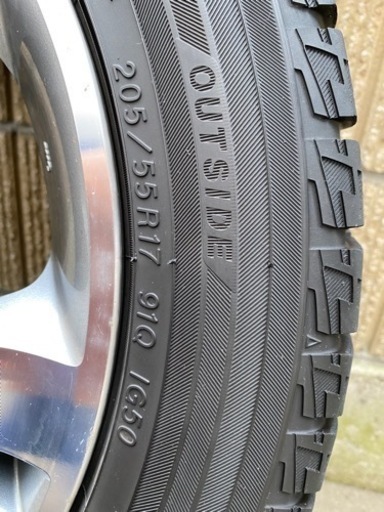 【売却決定】ホンダ純正ホイール付きスタッドレス 205/55R17