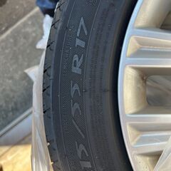 【大幅値下げ】トヨタ クラウンアスリート 前期ホイール ミシュラン Primacy LC 215/55R17 94V　タイヤ付き