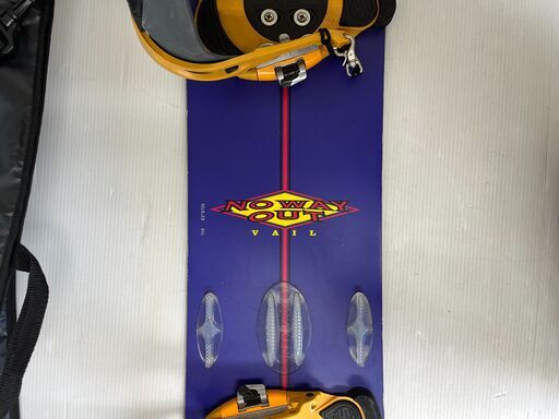 【中古品メンズ】 ★ BURTON/バートン（ブーツ・ビンディング）US8、26cm / NOWAY OUT（ボード 板）154cm ケース付き その他付属品あり 中古品メンズ】 ☆ BURTON/バートン（ブーツ・ビンディング）US8、26cm