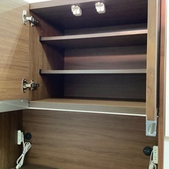 シギヤマ家具 3枚扉レンジボード LEGGERO【トレファク 川越店】