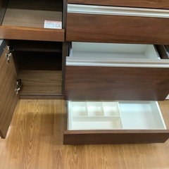 シギヤマ家具 3枚扉レンジボード LEGGERO【トレファク 川越店】