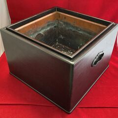 黒檀　火鉢　囲炉裏　現状品