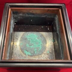 黒檀　火鉢　囲炉裏　現状品