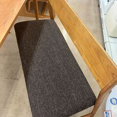 値下げしました!!】unico ダイニング4点セット 160×80×73 ベンチタイプ
