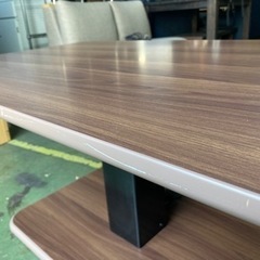 ● モダンデコ、昇降式テーブル、幅119.5センチ、新品価格27998円