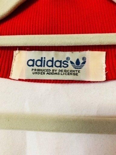 【終了】adidas アディダス　ジャージ　赤　白
