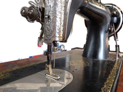 ☆ 新札幌発 ☆ SINGER シンガー 足踏みミシン 稼働品 鉄脚