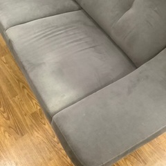 値下げしました！karimoku 2人掛けハイバックソファー UU46【トレファク 川越店】